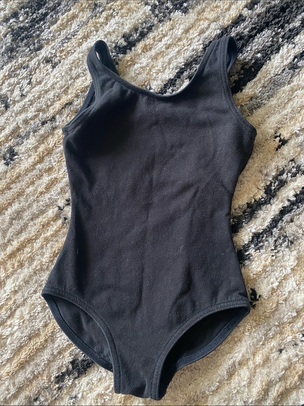 Black Girls’ Leotard - Classic Tank Style